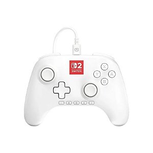 Controle Powera com Lumectra para Nintendo Switch 2 USB - Branco (PWA-A-15291)