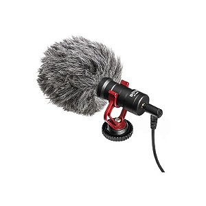 Microfone Universal Boya BY-MM1 Pro Super Cardioide 3,5 MM TRRS