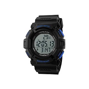 Relógio Masculino Digital Hummer Borracha Preta WH2-224015