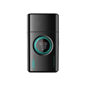 Aparelho de Barbear VGR Voyager V-377 Recarregável - Preto
