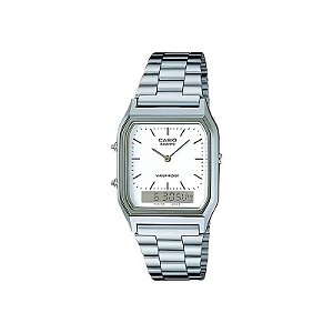 Relógio Casio Vintage AQ-230A-7DMQ Prata
