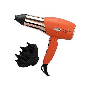 Secador de Cabelo Enzo EN-6019 1845 W 220V - Laranja