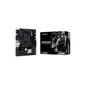 Placa Mãe Biostar A520MHP 2XDDR4 Socket AM4 Chipset A520 Micro ATX