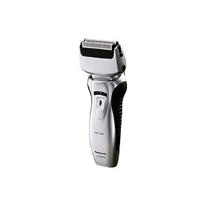 Barbeador Elétrico Panasonic ES-RW30-s - Úmido/Seco - Recarregável - 110V/60HZ - Prata