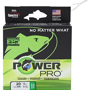 Linha Multifilamento Power Pro Braid 20lb 9kg 0.23mm 275m