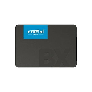 SSD Crucial BX500, 240GB, 2.5", SATA 3, Leitura 540MB/s, Gravação 500MB/s, CT240BX500SSD1