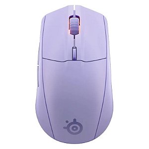 Mouse Gamer SteelSeries Rival 3 Gen 2 62689 - Roxo (Sem Fio)
