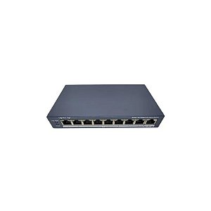 Hubswitch Hikvision 08P 10/100MBPS 1GE Poe DS-3E1309P-Ei/M