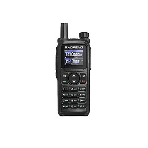 Walkie Talkie Baofeng UV-28PLUS - Tri-Banda - GPS - 999 Canais - Preto