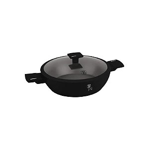 Caçarola Berlinger Haus Antiaderente com Tampa Preta 28 CM
