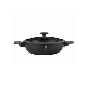 Wok Berlinger Haus com Tampa Antiaderente Preto 28CM