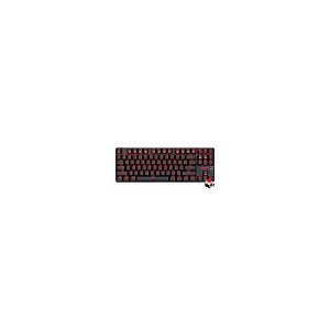Teclado Gamer Mecânico Redragon K590-Re Mahoraga Wireless / Vermelho / Inglês - Preto