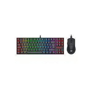 Kit Gamer Redragon Teclado K552RGB-SP + Mouse M724 - S145-SP
