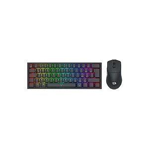 Kit Gamer Redragon Teclado K617RGB-SP + Mouse M724 - S143