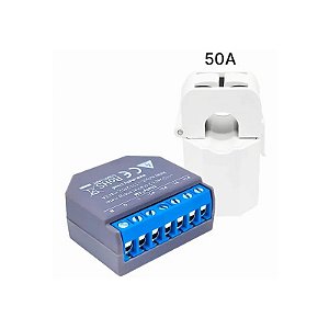 Interruptor Inteligente Shelly Em+50A Presilha FGSKSEM50A
