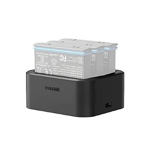 Carregador de Bateria INSTA360 Cinsaaq/A com Carga Rápida X3