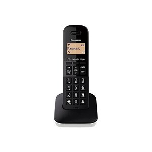Telefone Sem Fio Panasonic KX-TGB310LAW 2 Unidades - Preto/Branco