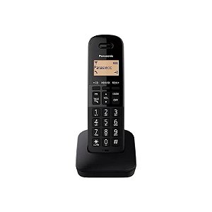 Telefone Sem Fio Panasonic KX-TGB310 com Identificador de Chamadas - Preto
