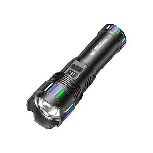 Lanterna LED Smiling Shark SD-5980 12000 Lúmens - Preto