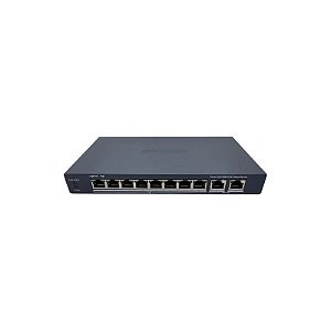 Hub de Switch Hikvision 08P 10/100MBPS 2GE PoE DS-3E1310P-Ei/M