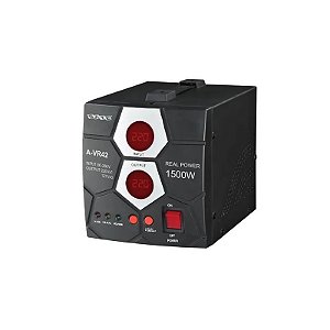 Estabilizador de Voltagem Satellite A-VR42 1500 W Bivolt - Preto
