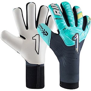 Luva de Goleiro Infantil Rinat Nkam Semi Inf - Verde Água/Oxford
