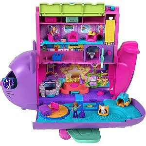 Polly Pocket Aerovias Gato Mattel - HWP19