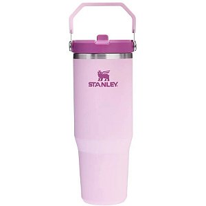 Garrafa Térmica Stanley Flip Straw Tumbler 10-12043-278 (887ml) Flor de Cerejeira