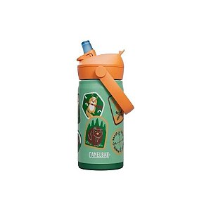 Garrafa Térmica Camelbak Thrive Flip Straw Kids 350ml - Distintivos de Acampamento