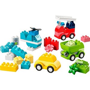 Kit de Construção Lego Duplo Meus Primeiros Veículos Criativos - 10474 (42 peças)
