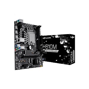 Placa-mãe Up Gamer H610M, Intel LGA 1700, M-ATX, DDR4, M.2 NVMe, UP-H610MDR4