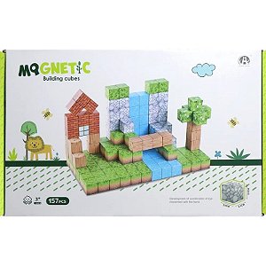 Jogo de Cubos Magnéticos de Construção Chuang Huang - CH1271 (157 peças)