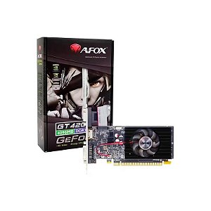 Placa de vídeo VGA GT420 4GB Afox DDR3 128BIT AF420-4096D3L5
