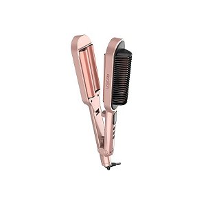 Chapinha/Ondulador Gama Waver Brush Keration 16MM 220°C 2V - Rosa Dourado