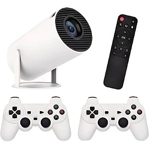 Projetor Game 3D 2 em 1 M300 Max 4K HDMI USB Bivolt