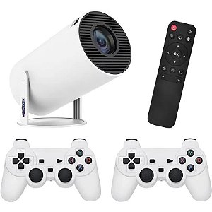 Projetor 3D Game X10 Plus 4K HDMI/USB/Bivolt (caixa feia)