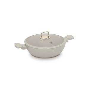 Wok Berlinger Haus Antiaderente com Tampa Sahara Bege 28CM