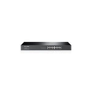 Hub Switch TP-Link 16 Portas TL-SG1016 16 Portas 10/100/1000 Montável em Rack