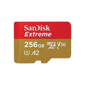 Cartão Microsd 256GB Sandisk Creator 190/130MB 4K SDSQXAV-256G-GN6MS