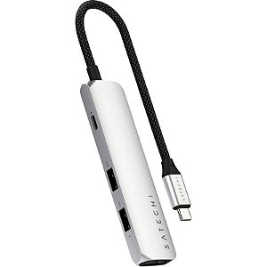 Adaptador Multi-portas 4 em 1 USB-C 4K Satechi - ST-P4SS