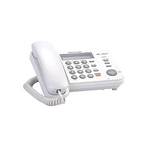 Telefone Fixo Panasonic KX-TS580 - Branco