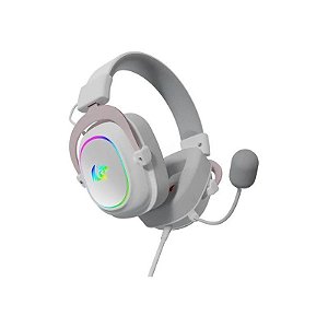 Fone de Ouvido Gamer Redragon Zeus-X H510W-RGB USB - Branco