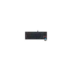 Teclado Gamer Mecânico Redragon K607P-KBS Aps Pro Wireless / RGB / Azul / Inglês - Preto