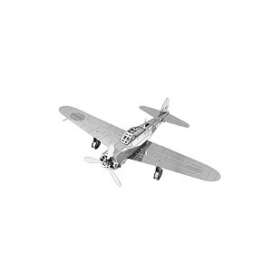Avião Mitsubishi Zero AME1012 Metal Earth Fascinations Inc Montado