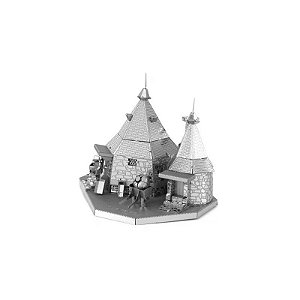 Kit Inc Fabricação Metal Earth AMMS441 Montado Harry Potter Cabana de Hagrid