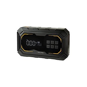 Compressor de Ar Portátil Midi Pro 3 Em 1 MDP-10A - 10000mAh - Recarregável - com Lanterna - Preto