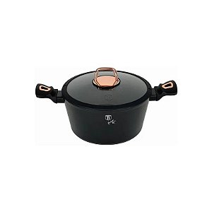 Panela Berlinger Haus Antiaderente com Tampa Preta 24CM