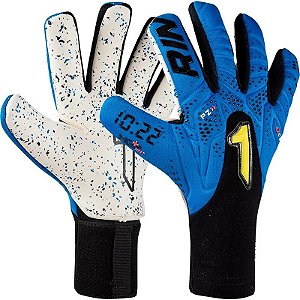 Luva de Goleiro Infantil Rinat Kronos 10:22 Grama Sintética INF - Azul
