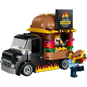 Caminhão de Hamburguer Lego City - 60404 (194 Peças)