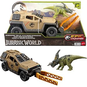 Jogo Caminhão Mission Mayhem Jurassic World HRX52 - Mattel